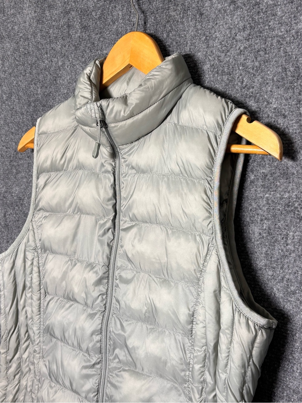 Light Gray Packable Puffer Vest - Women's 32 Degrees Heat grey puffer jacket
